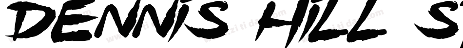Dennis Hill Speeding字体转换